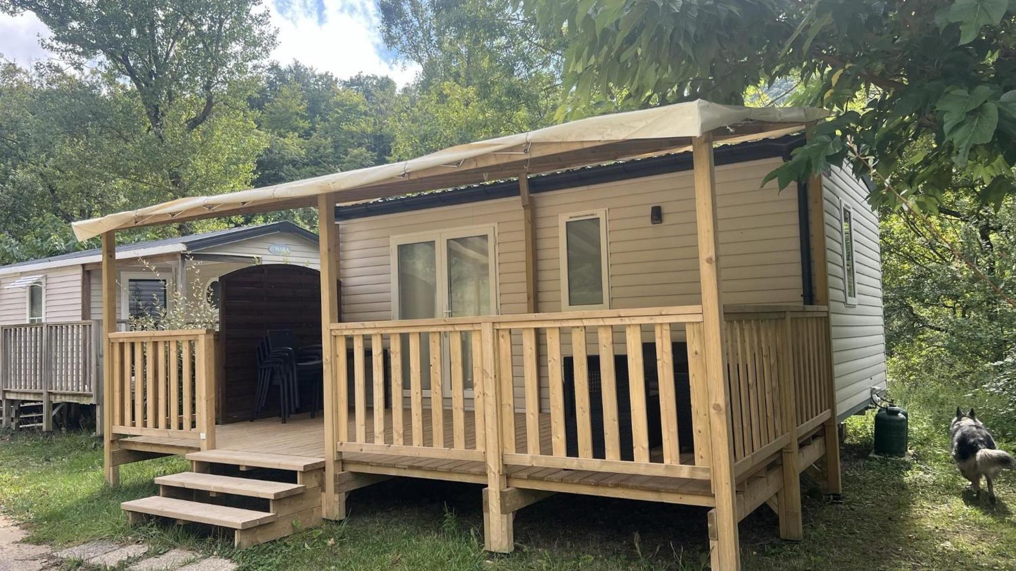 Camping Le Gallo Romain Barbieres المظهر الخارجي الصورة